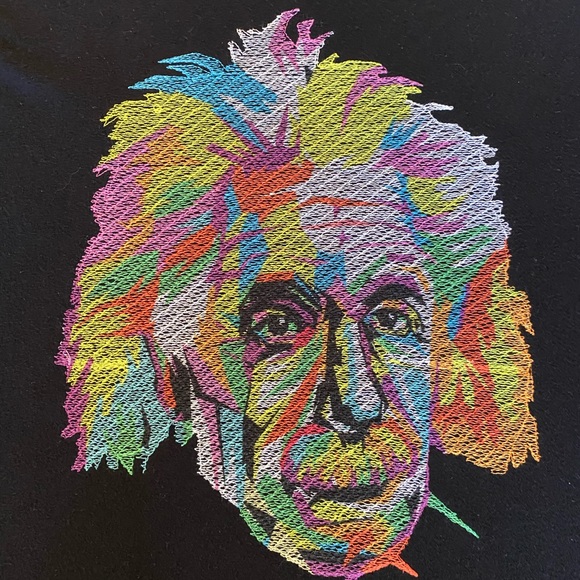 Albert Einstein graphic tee, Black. - Picture 4 of 4